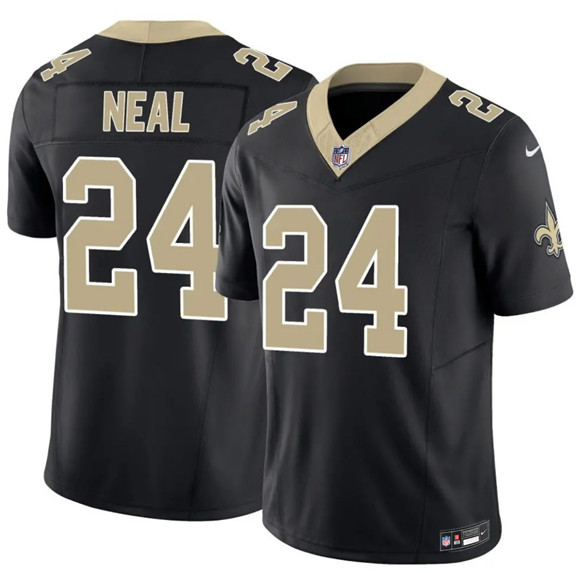 New Orleans Saints #24 Devin Neal Black 2025 F.U.S.E Vapor Limited Football Stitched Jersey