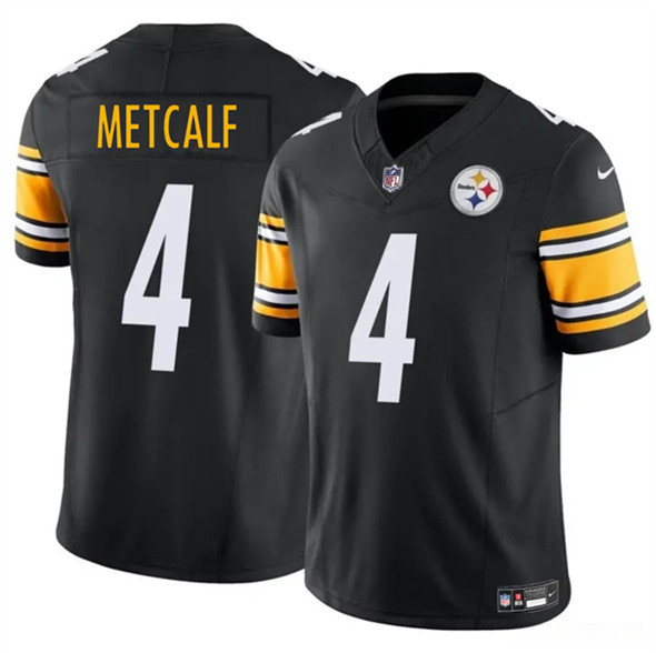Pittsburgh Steelers #4 DK Metcalf Black 2024 F.U.S.E. Vapor Untouchable Limited Football Stitched Jersey