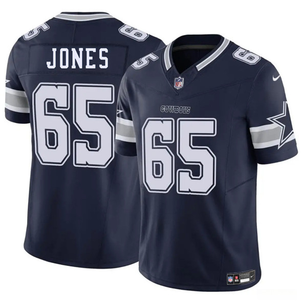 Dallas Cowboys #65 Robert Jones Navy 2025 F.U.S.E. Vapor Untouchable Limited Football Stitched Jersey