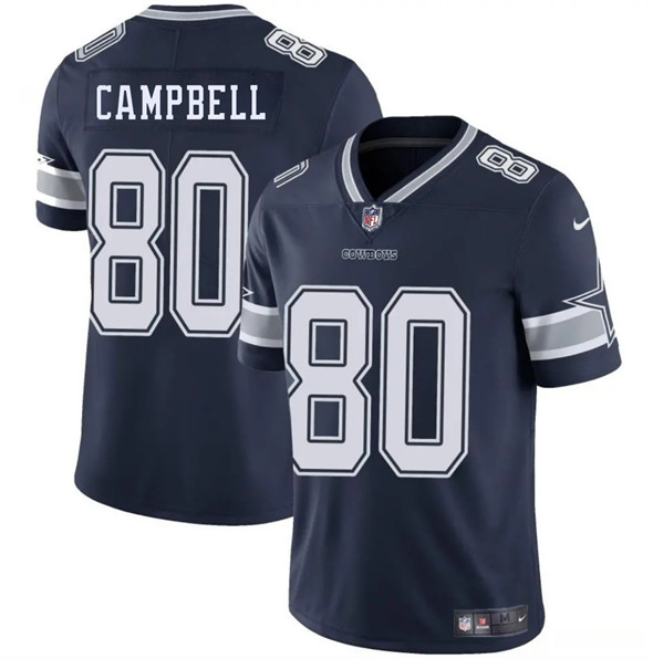 Dallas Cowboys #80 Parris Campbell Navy 2025 Vapor Untouchable Limited Football Stitched Jersey