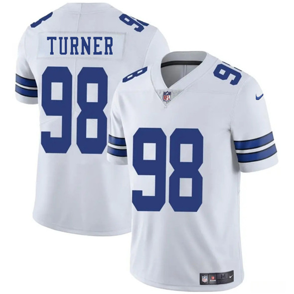 Dallas Cowboys #98 Payton Turner White 2025 Vapor Untouchable Limited Football Stitched Jersey