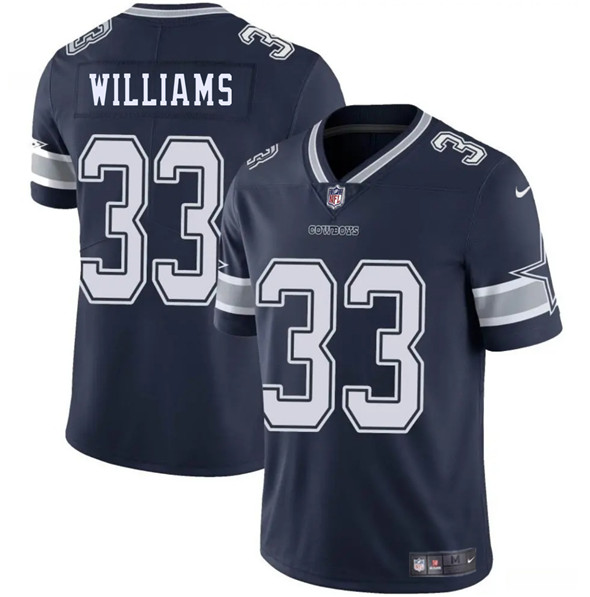 Dallas Cowboys #33 Javonte Williams Navy 2025 Vapor Untouchable Limited Football Stitched Jersey