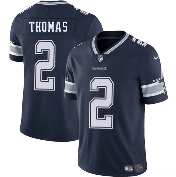 Dallas Cowboys #2 Juanyeh Thomas Navy 2025 Vapor Untouchable Limited Football Stitched Jersey Dallas Cowboys #2 Juanyeh Thomas Navy 2025 Vapor Untouchable Limited Football Stitched Jersey