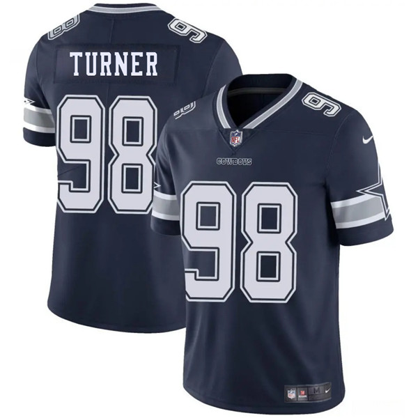Dallas Cowboys #98 Payton Turner Navy 2025 Vapor Untouchable Limited Football Stitched Jersey