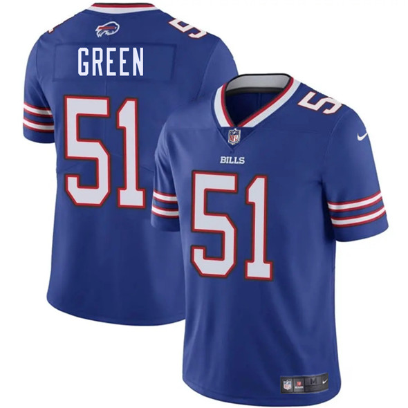 Buffalo Bills #51 Kendrick Green Blue 2025 Vapor Untouchable Limited Football Stitched Jersey