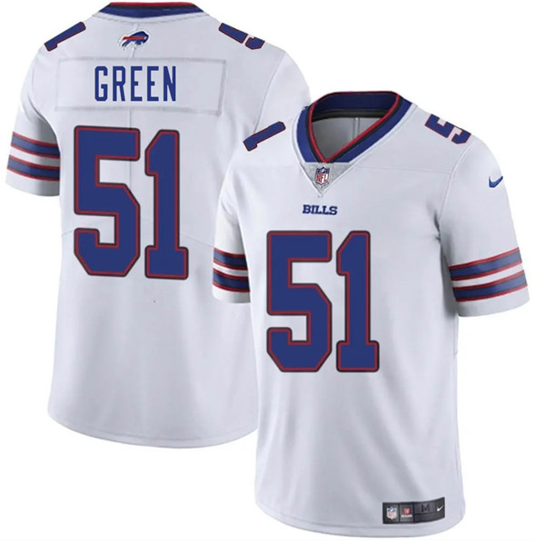 Buffalo Bills #51 Kendrick Green White 2025 Vapor Untouchable Limited Football Stitched Jersey
