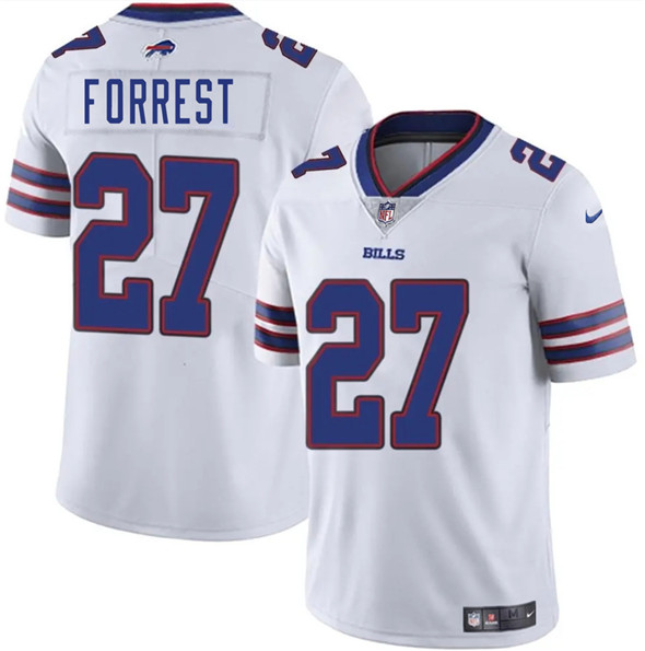 Buffalo Bills #27 Darrick Forrest White 2025 Vapor Untouchable Limited Football Stitched Jersey