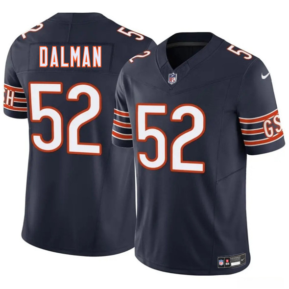 Chicago Bears #52 Drew Dalman Navy 2025 F.U.S.E. Vapor Football Stitched Jersey Chicago Bears #52 Drew Dalman Navy 2025 F.U.S.E. Vapor Football Stitched Jersey