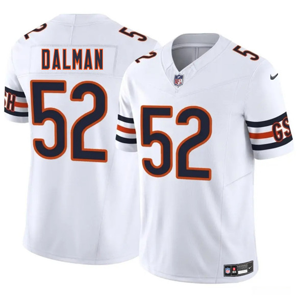 Chicago Bears #52 Drew Dalman White 2025 F.U.S.E. Vapor Football Stitched Jersey Chicago Bears #52 Drew Dalman White 2025 F.U.S.E. Vapor Football Stitched Jersey