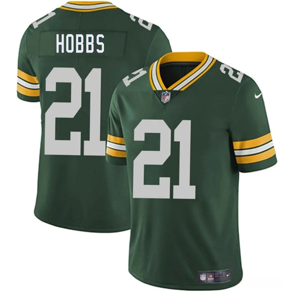 Green Bay Packers #21 Nate Hobbs Green 2025 Vapor Untouchable Limited Football Stitched Jersey
