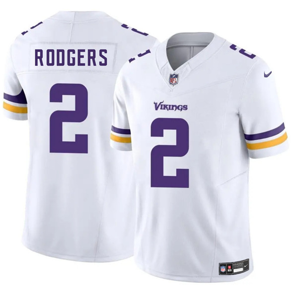 Minnesota Vikings #2 Isaiah Rodgers White 2025 F.U.S.E. Vapor Limited Football Stitched Jersey