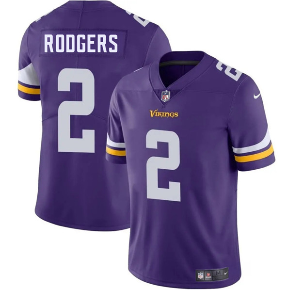 Minnesota Vikings #2 Isaiah Rodgers Purple 2025 Vapor Limited Football Stitched Jersey