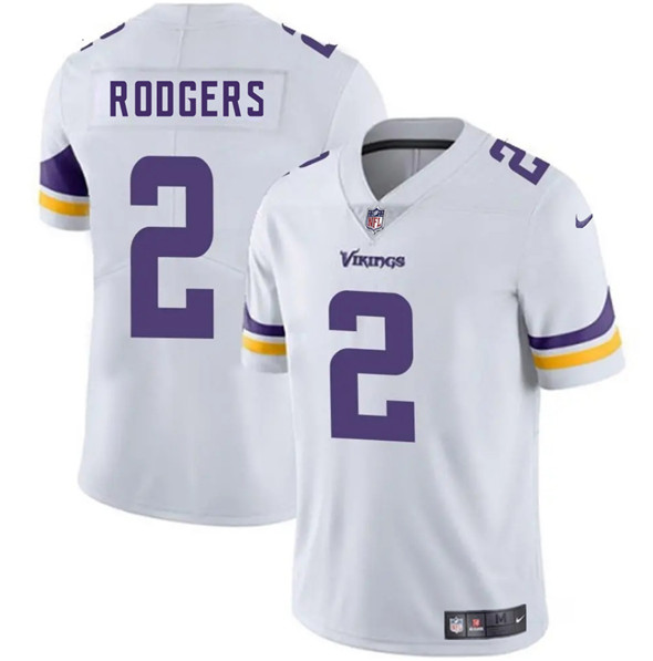 Minnesota Vikings #2 Isaiah Rodgers White 2025 Vapor Limited Football Stitched Jersey