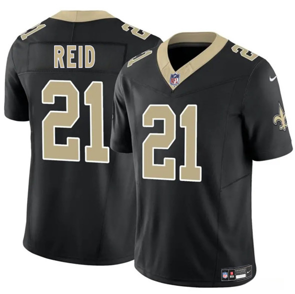 New Orleans Saints #21 Justin Reid Black 2025 F.U.S.E. Vapor Limited Football Stitched Jersey