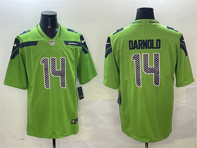 Seattle Seahawks #14 Sam Darnold Green 2025 Vapor Limited Football Stitched Jersey