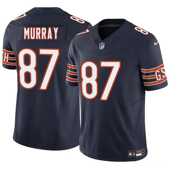Chicago Bears #87 Jordan Murray Navy 2025 F.U.S.E. Vapor Football Stitched Jersey