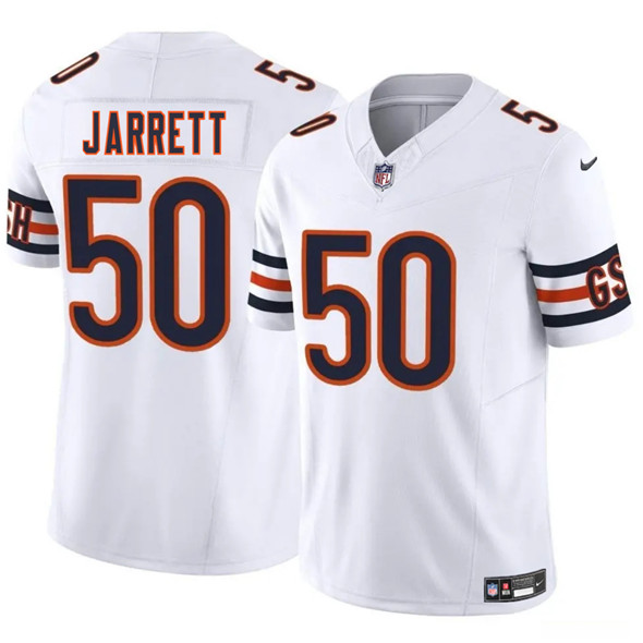 Chicago Bears #50 Grady Jarrett White 2025 F.U.S.E. Vapor Football Stitched Jersey Chicago Bears #50 Grady Jarrett White 2025 F.U.S.E. Vapor Football Stitched Jersey