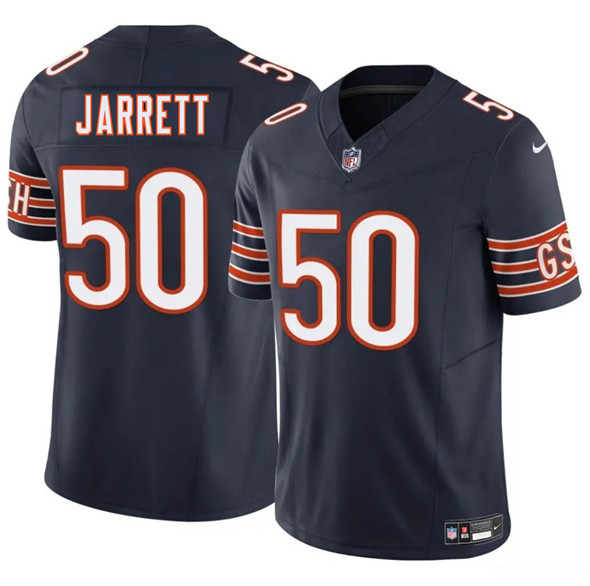Chicago Bears #50 Grady Jarrett Navy 2025 F.U.S.E. Vapor Football Stitched Jersey Chicago Bears #50 Grady Jarrett Navy 2025 F.U.S.E. Vapor Football Stitched Jersey