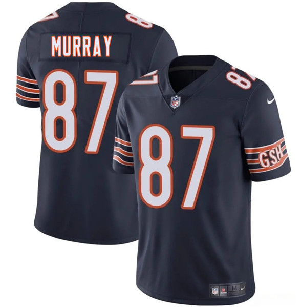 Chicago Bears #87 Jordan Murray Navy 2025 Vapor Football Stitched Jersey