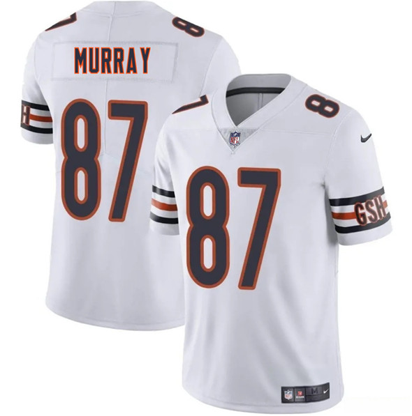 Chicago Bears #87 Jordan Murray White 2025 Vapor Football Stitched Jersey
