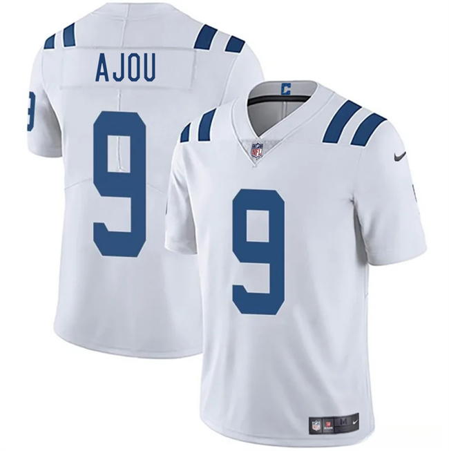 Indianapolis Colts #9 Ajou Ajou White 2025 Vapor Limited Football Stitched Jersey