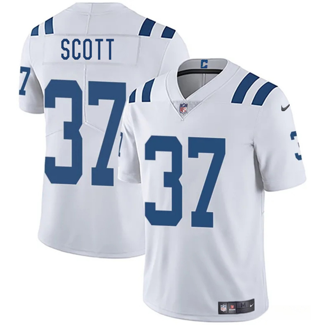 Indianapolis Colts #37 Daniel Scott White 2025 Vapor Limited Football Stitched Jersey