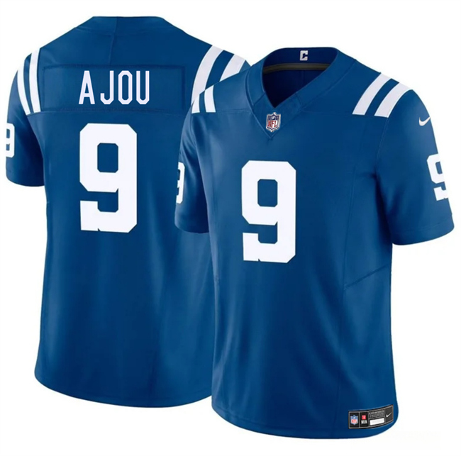 Indianapolis Colts #9 Ajou Ajou Blue 2025 F.U.S.E. Vapor Limited Football Stitched Jersey