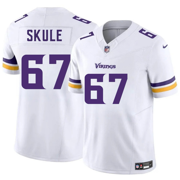 Minnesota Vikings #67 Justin Skule White 2025 F.U.S.E. Vapor Untouchable Limited Football Stitched Jersey