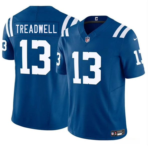 Indianapolis Colts #13 Laquon Treadwell Blue 2025 F.U.S.E. Vapor Limited Football Stitched Jersey