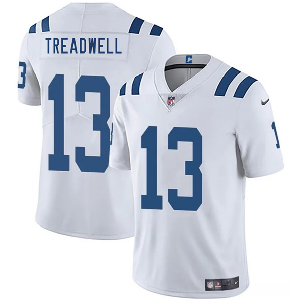 Indianapolis Colts #13 Laquon Treadwell White 2025 Vapor Limited Football Stitched Jersey