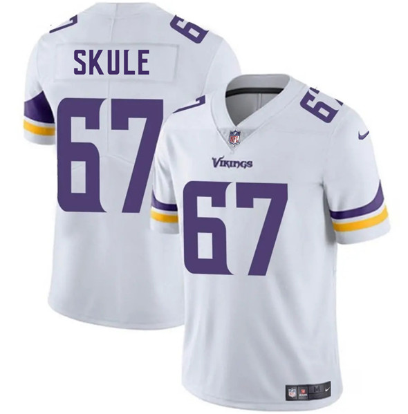 Minnesota Vikings #67 Justin Skule White 2025 Vapor Untouchable Limited Football Stitched Jersey