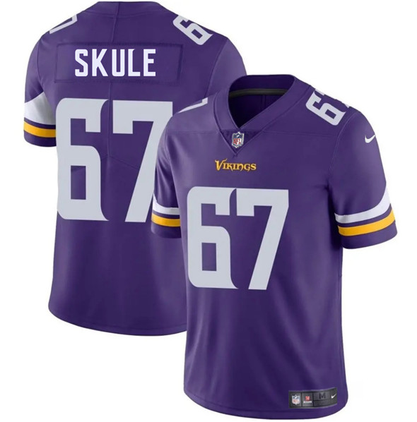 Minnesota Vikings #67 Justin Skule Purple 2025 Vapor Untouchable Limited Football Stitched Jersey