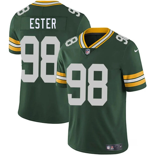 Green Bay Packers #98 James Ester Green 2025 Vapor Untouchable Limited Football Stitched Jersey