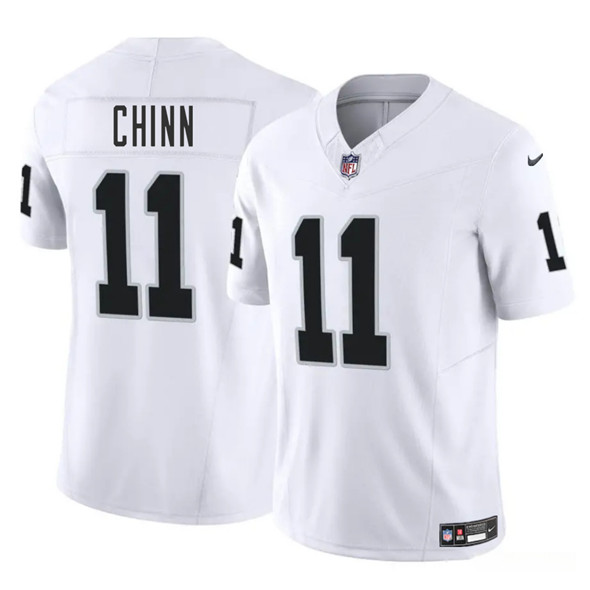 Las Vegas Raiders #11 Jeremy Chinn White 2025 F.U.S.E. Vapor Football Stitched Jersey