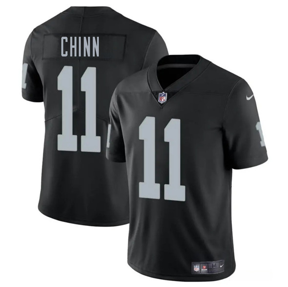 Las Vegas Raiders #11 Jeremy Chinn Black 2025 Vapor Football Stitched Jersey