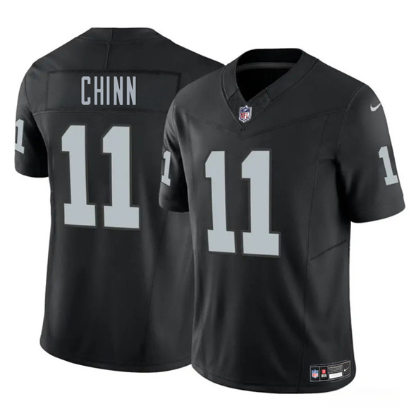 Las Vegas Raiders #11 Jeremy Chinn Black 2025 F.U.S.E. Vapor Football Stitched Jersey
