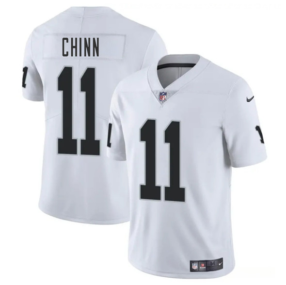 Las Vegas Raiders #11 Jeremy Chinn White 2025 Vapor Football Stitched Jersey