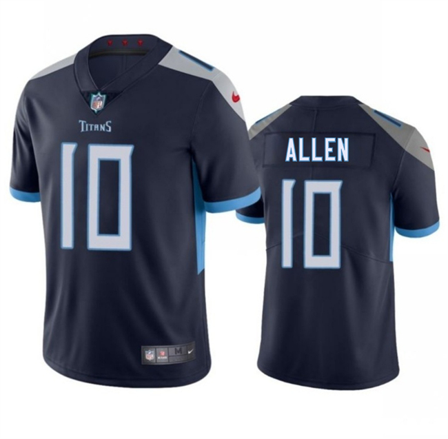Tennessee Titans #10 Brandon Allen Navy 2025 Vapor Untouchable Football Stitched Jersey