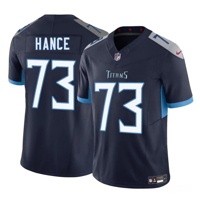 Tennessee Titans #73 Blake Hance Navy 2025 F.U.S.E. Vapor Limited Football Stitched Jersey Tennessee Titans #73 Blake Hance Navy 2025 F.U.S.E. Vapor Limited Football Stitched Jersey