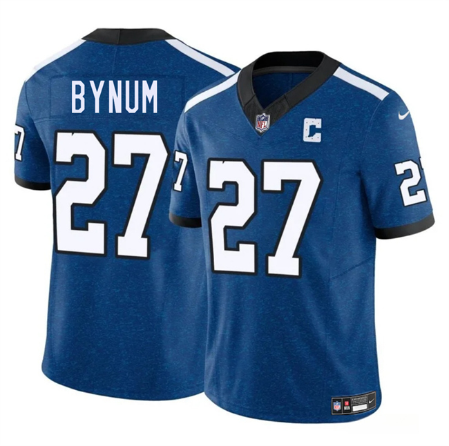 Indianapolis Colts #27 Cam Bynum Blue 2025 F.U.S.E. Throwback Vapor Limited Football Stitched Jersey