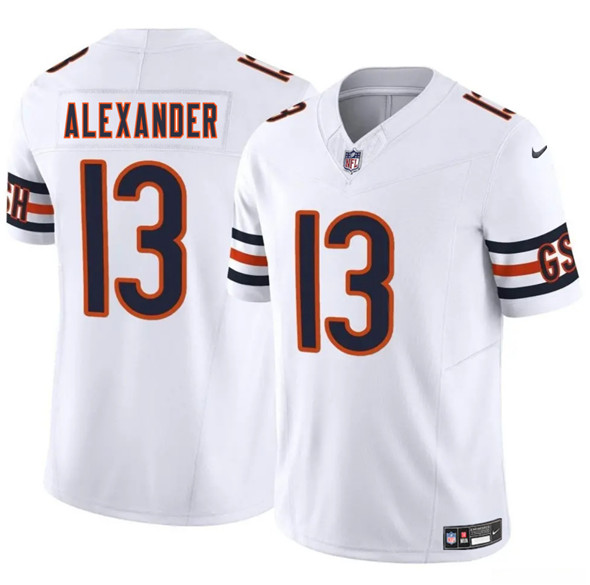 Chicago Bears #13 Maurice Alexander White 2025 F.U.S.E. Vapor Untouchable Limited Football Stitched Jersey