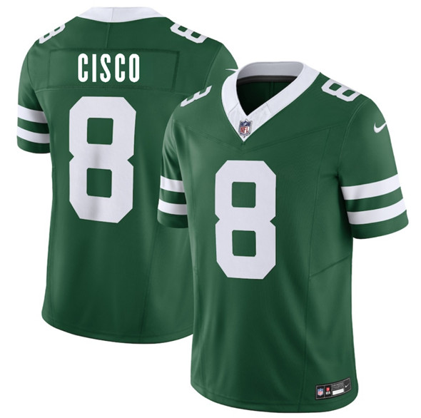 New York Jets #8 Andre Cisco Green 2025 F.U.S.E. Vapor Untouchable Limited Football Stitched Jersey