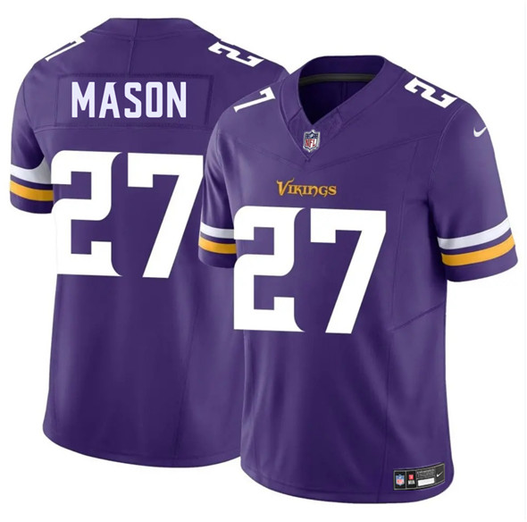 Minnesota Vikings #27 Jordan Mason Purple 2025 F.U.S.E. Vapor Untouchable Limited Football Stitched Jersey