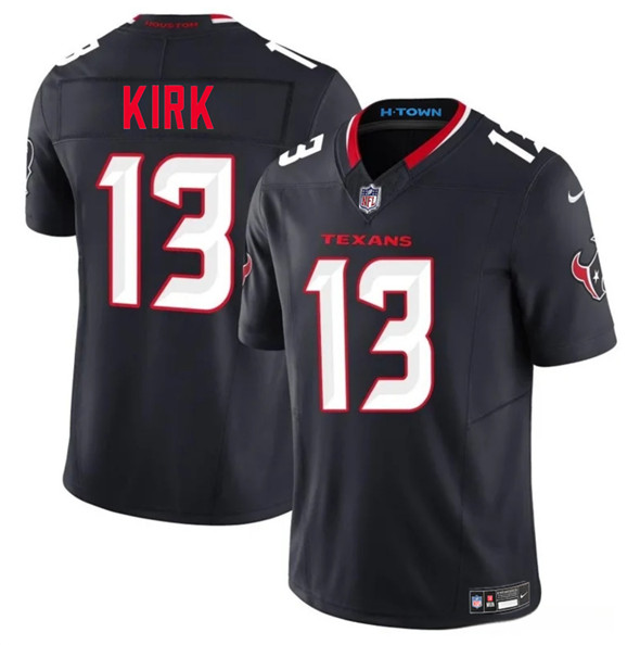 Houston Texans #13 Christian Kirk Navy 2025 F.U.S.E. Vapor Limited Football Stitched Jersey