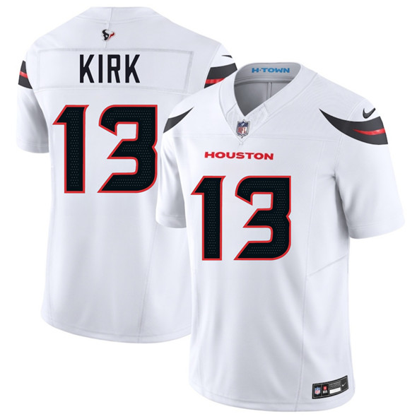 Houston Texans #13 Christian Kirk White 2025 F.U.S.E. Vapor Limited Football Stitched Jersey