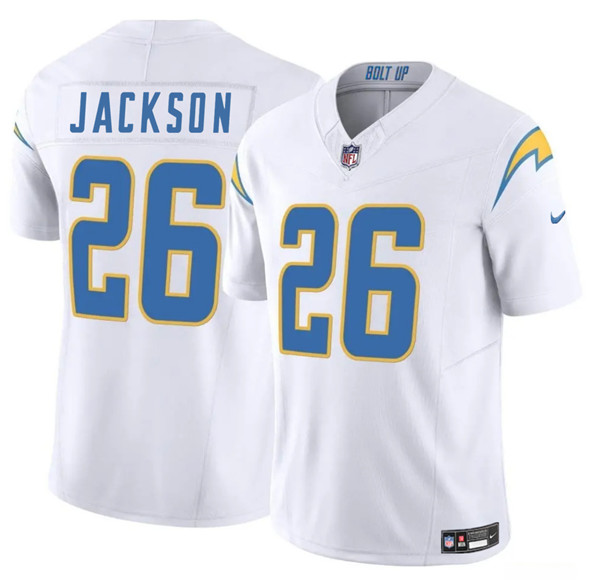 Los Angeles Chargers #26 Donte Jackson White 2025 F.U.S.E. Vapor Limited Football Stitched Jersey