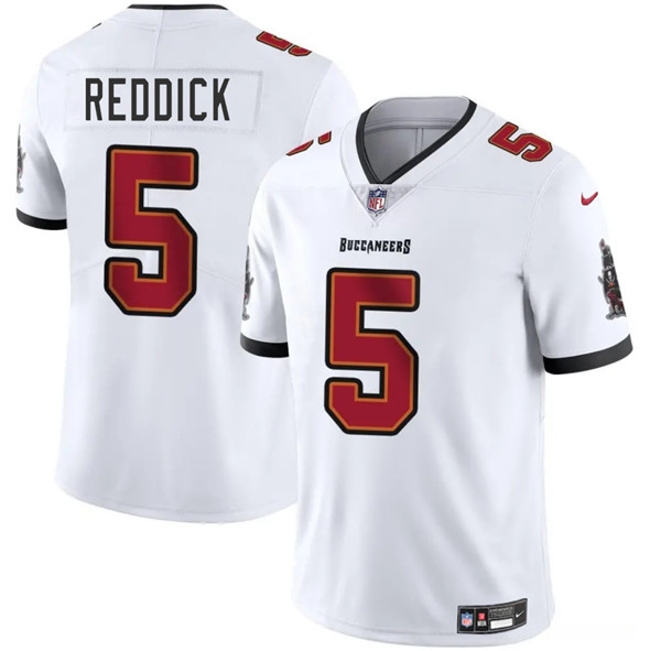 Tampa Bay Buccaneers #5 Haason Reddick White 2025 Vapor Limited Football Stitched Jersey