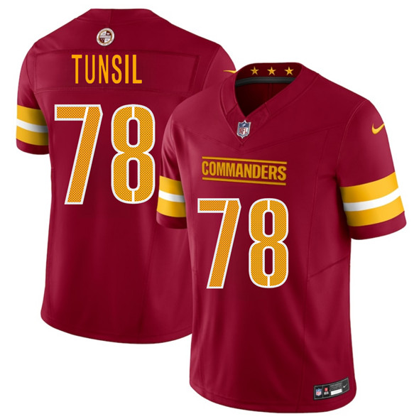 Washington Commanders #78 Laremy Tunsil Burgundy 2025 F.U.S.E. Vapor Limited Football Stitched Jersey Washington Commanders #78 Laremy Tunsil Burgundy 2025 F.U.S.E. Vapor Limited Football Stitched Jersey