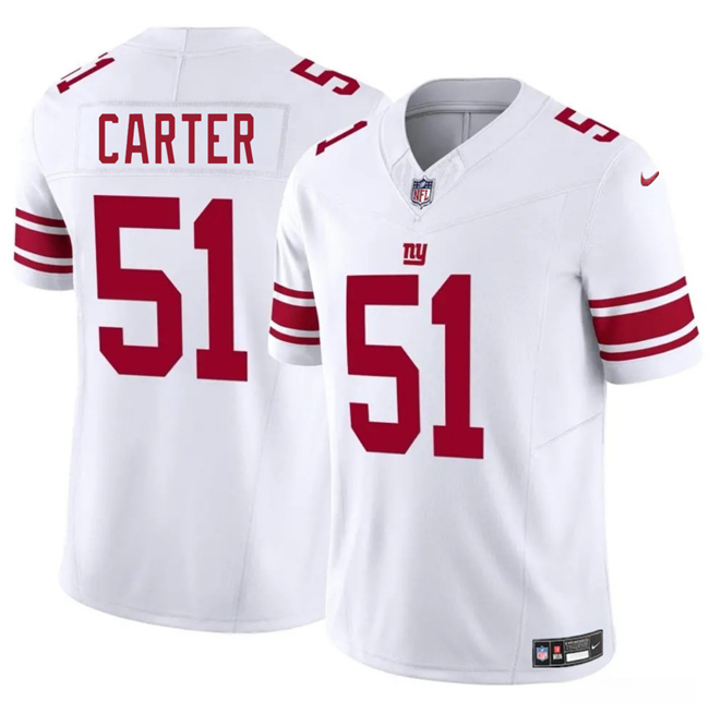 New York Giants #51 Abdul Carter White 2025 Draft F.U.S.E. Vapor Untouchable Limited Football Stitched Jersey New York Giants #51 Abdul Carter White 2025 Draft F.U.S.E. Vapor Untouchable Limited Football Stitched Jersey