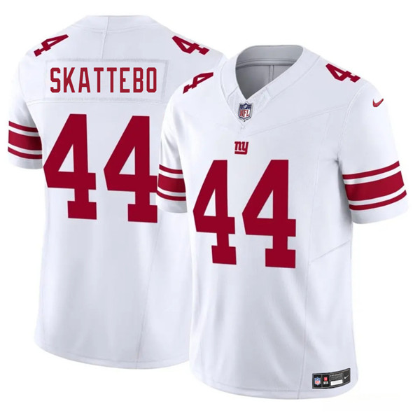 New York Giants #44 Cam Skattebo White 2025 Draft F.U.S.E. Vapor Untouchable Limited Football Stitched Jersey New York Giants #44 Cam Skattebo White 2025 Draft F.U.S.E. Vapor Untouchable Limited Football Stitched Jersey